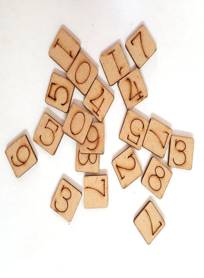 tokyodo Montessori Wooden Number Puzzle - 3 Sets of 0-9 Digits Square 1.5 cm Pieces | Hands-on Educational Toy for Toddlers & preschoolers - Image 1